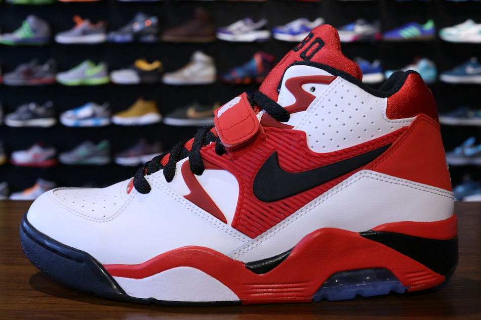 Nike Air Force 180 White Black Red 03