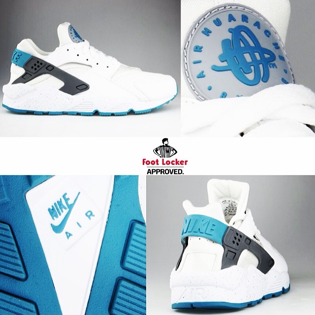 Nike Air Huarache White Turbo Green 01