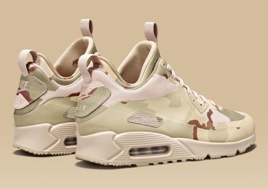 Nike Air Max 90 Sneakerboot “Country Camo” – Available at 21 Mercer + DSM NY