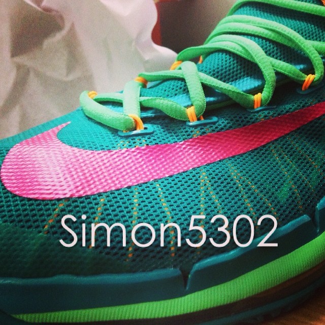 Nike Kd 6 Tribal Green Vivid Pink Night Shade 04