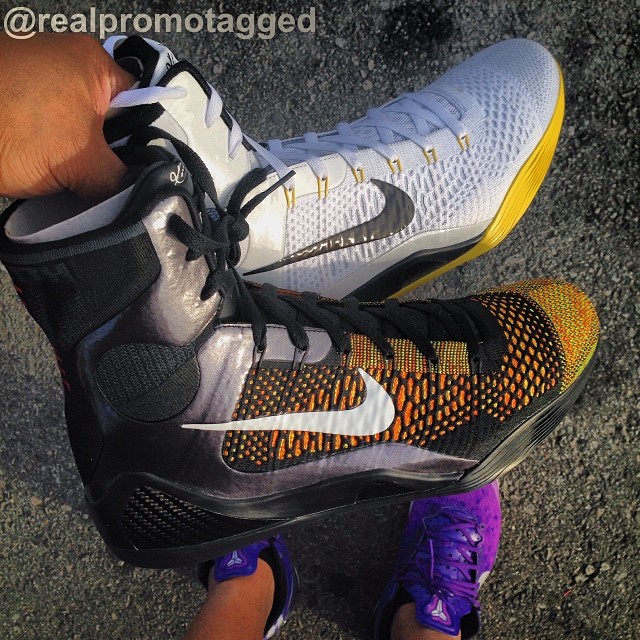 Nike Kobe 9 Elite White Volt Black 02