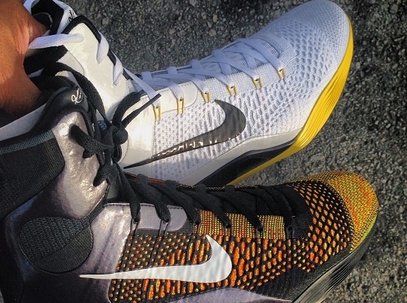 Nike Kobe 9 Elite - White - Yellow - Black