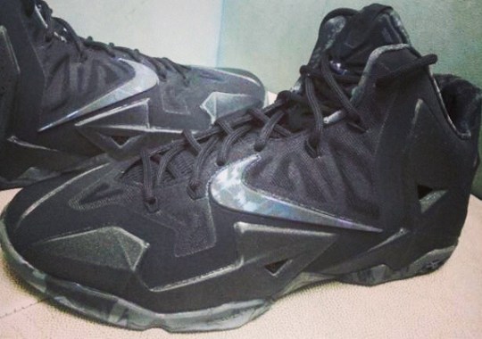 nike lebron 11 black navy 0