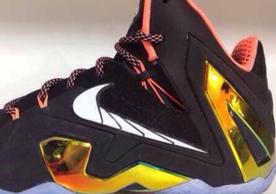 nike lebron 11 elite black metallic gold