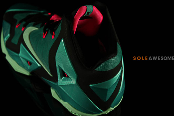 Nike Lebron 11 Green Pink 7