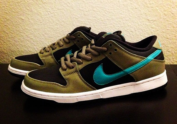 Nike Sb Dunk Low Tan Black Teal 01