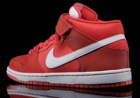 Nike SB Dunk Mid “Light Crimson” – Available