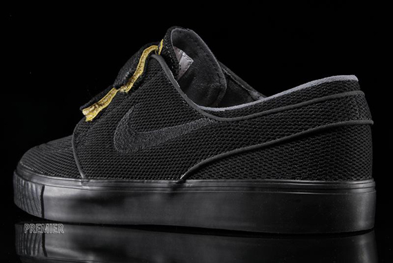 Nike Sb Stefan Janoski Velcro Black Yellow 2