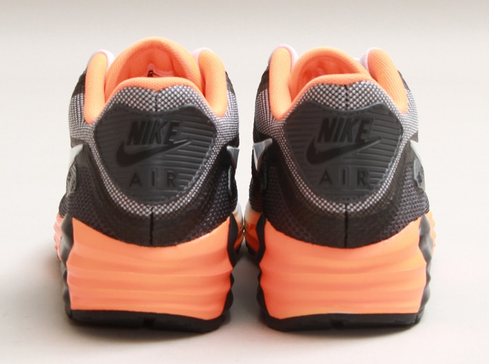 Nike Wmns Air Max Lunar 90 Anthracite Atomic Orange 011