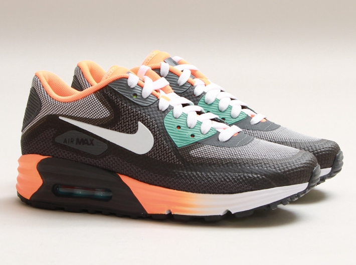 Nike WMNS Air Max Lunar90 – Anthracite – Atomic Orange