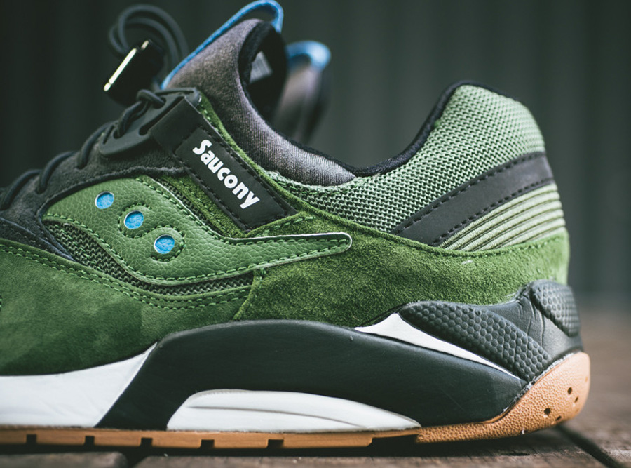 saucony 2014 spring grid 9000 dark green