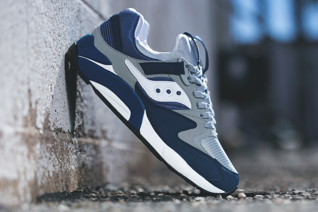 Saucony Grid 9000 Grey Navy White 03