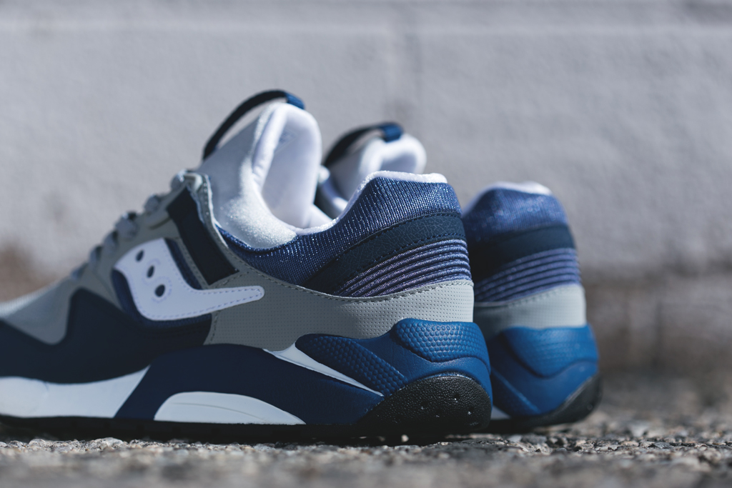 Saucony Grid 9000 Grey Navy White 05