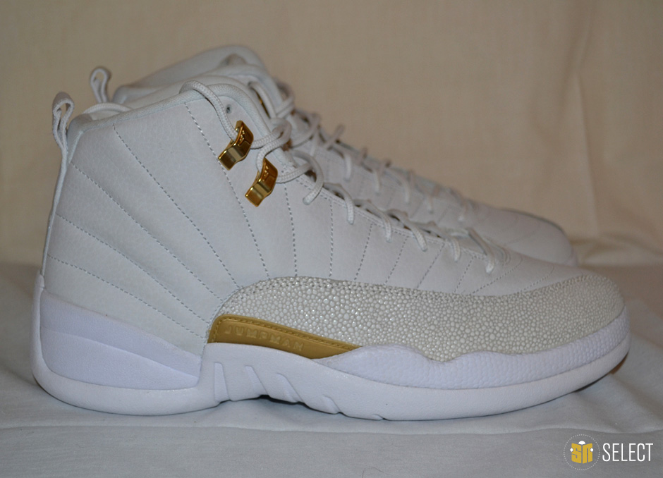 cream jordans 12