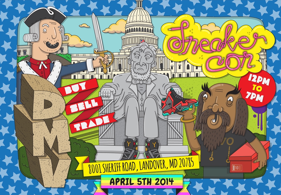 Sneaker Con Washington DC - Saturday, April 5th, 2014