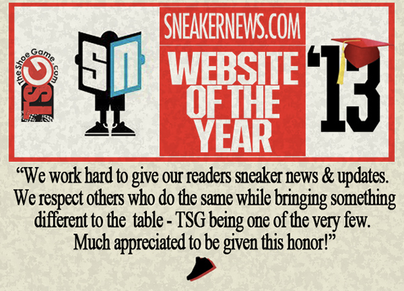 Sneaker News Named Best Sneaker Website of 2013 by The Shoe Game