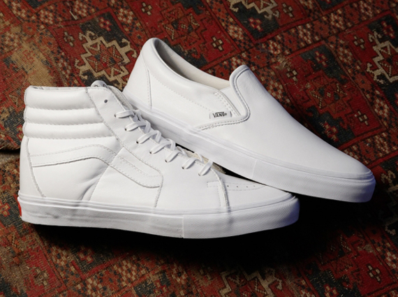 Vans Vault "All White Basics" Pack