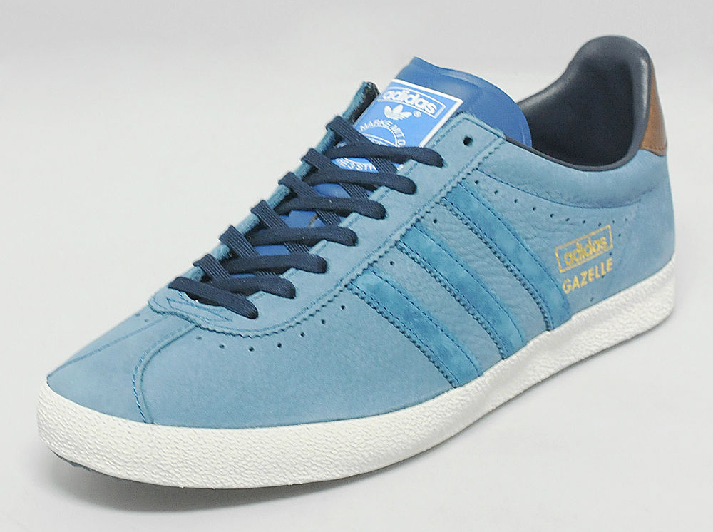 Adidas Originals Gazelle Leather Og Legend Ink 02