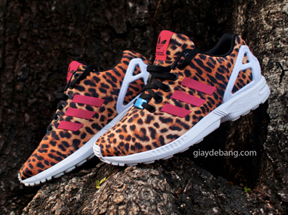 adidas zx flux pink cheetah