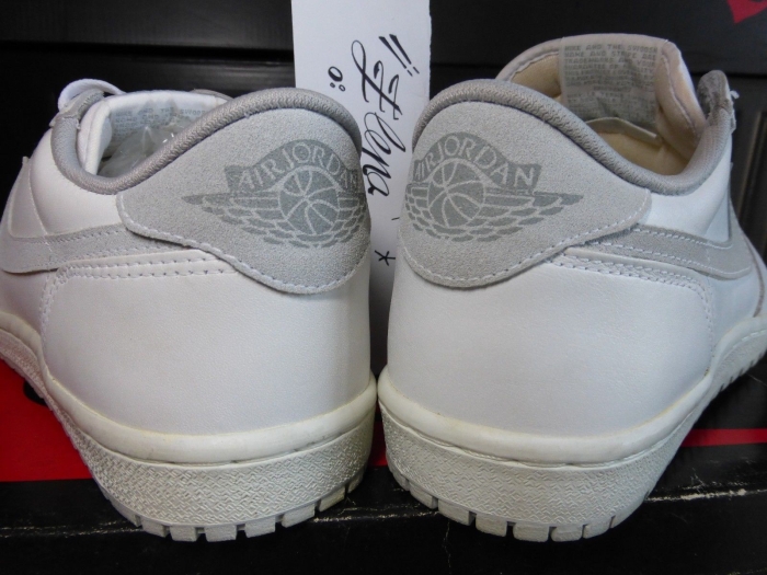 Air Jordan 1 Low White Grey Original 1985 01
