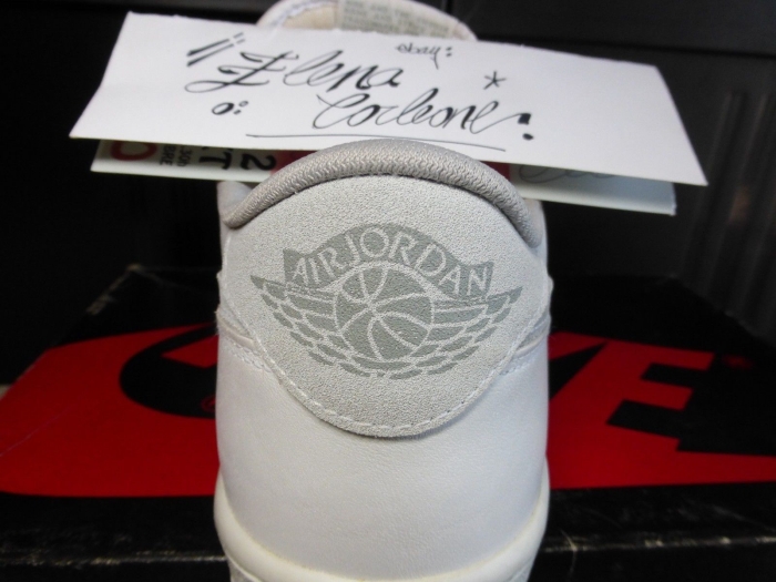 Air Jordan 1 Low White Grey Original 1985 11