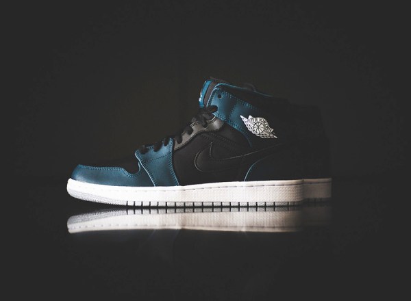 Air Jordan 1 Mid - Black - Night Shade - SneakerNews.com