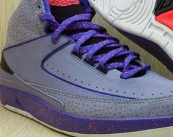 Air Jordan 2 Purple Red Black