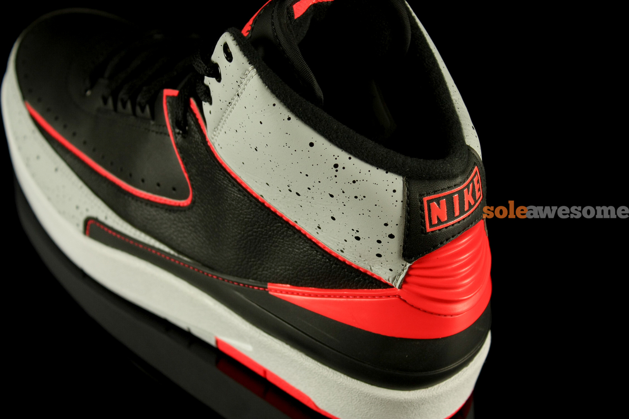 Air Jordan Ii Black Infrared 23 Pure Platinum White 02