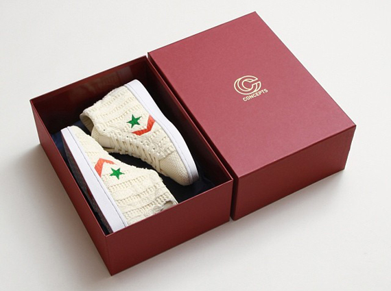 Concepts Reveals Special Packaging for the Converse Pro Leather Hi "Aran Sweater"