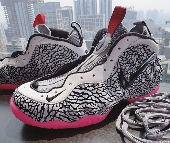 Foamposite pink outlet elephant