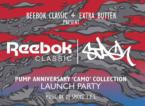 Stash x Reebok Pump Anniversary "Camo" Collection - Launch Event at Extra Butter LES