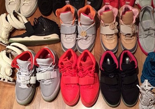 Kanye West’s Yeezy Sneaker Rotation