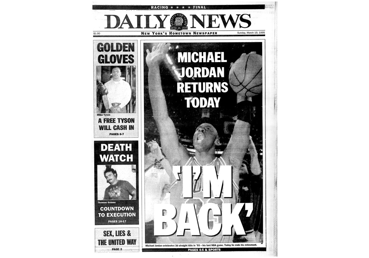 michael jordan he's back