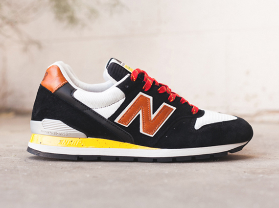 New Balance 996 Black Brown Yellow Speckle SneakerNews