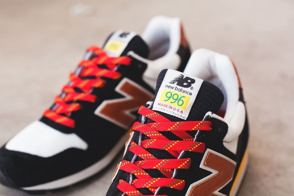 New Balance 996 Black Brown Yellow Speckle 02