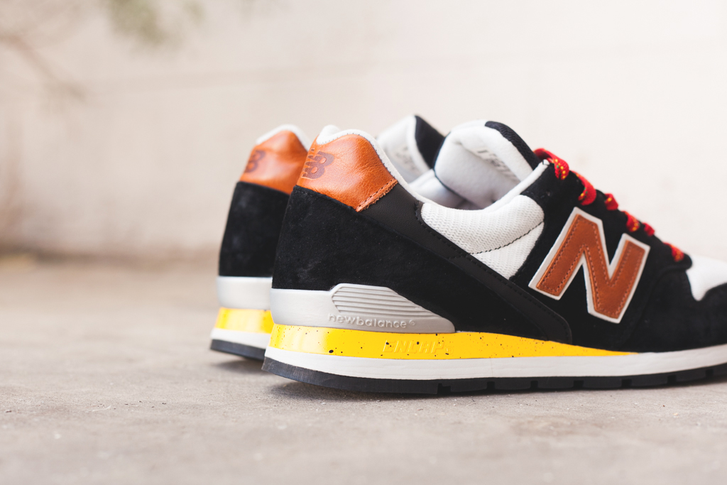 New Balance 996 Black Brown Yellow Speckle 05