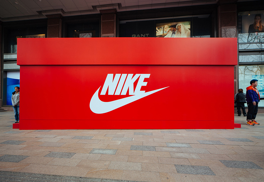 Giant Nike Shoe Box from Air Max Day 