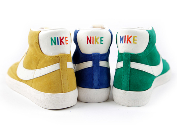Hermanos Sofocar Forma del barco Nike Blazer Mid VNTG - Multi-Color Logos - SneakerNews.com