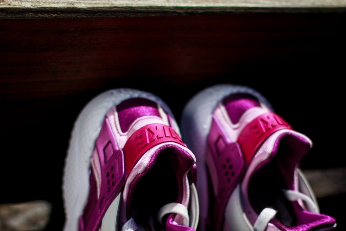 Nike Huarache Womens Grey Pink 04