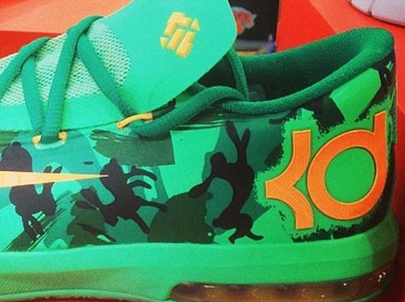 Nike KD 6 GS “Green Camo”