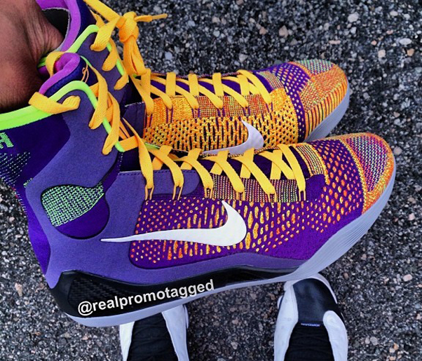 Nike Kobe 9 Elite Court Purple White Laser Orange Wold Grey 2