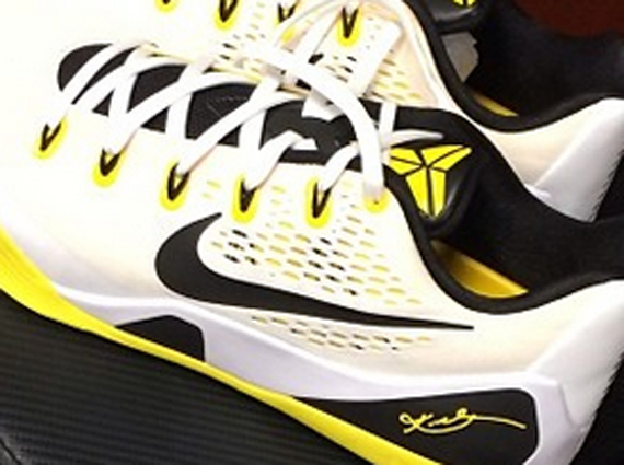 Nike Kobe 9 EM - White - Yellow - Black 