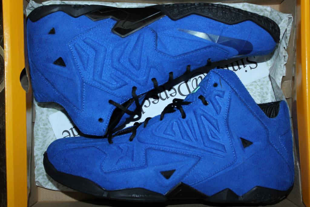 Nike Lebron 11 Ext Blue Suede 01