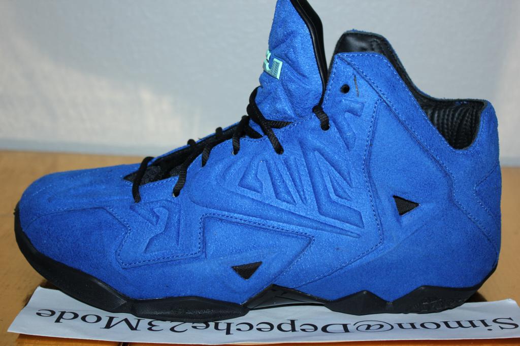 Nike Lebron 11 Ext Blue Suede 06