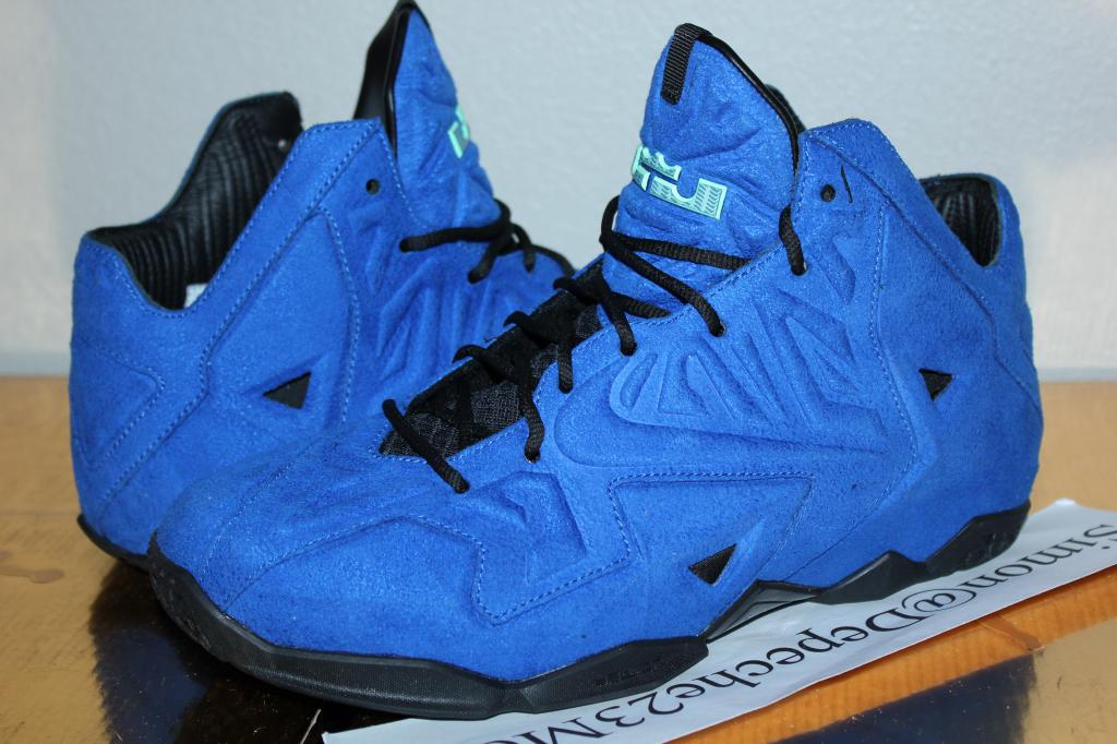 Nike Lebron 11 Ext Blue Suede 19