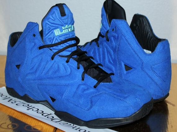 Nike Lebron 11 Ext Blue Suede