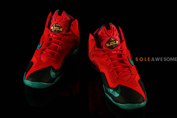 Nike Lebron 11 Gs Solar Red 4