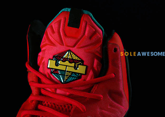 Nike Lebron 11 Gs Solar Red 6