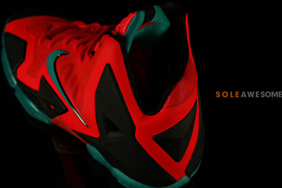Nike Lebron 11 Gs Solar Red 7
