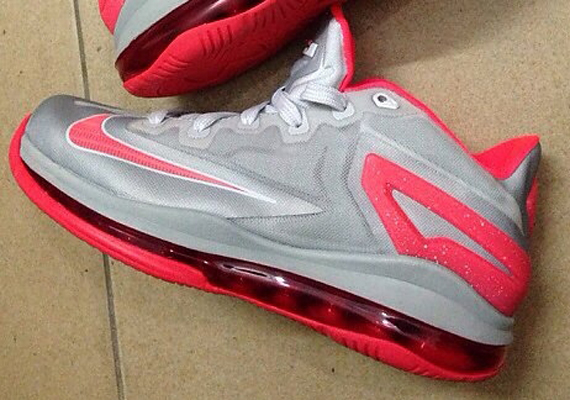 Nike Lebron 11 Low Grey Red